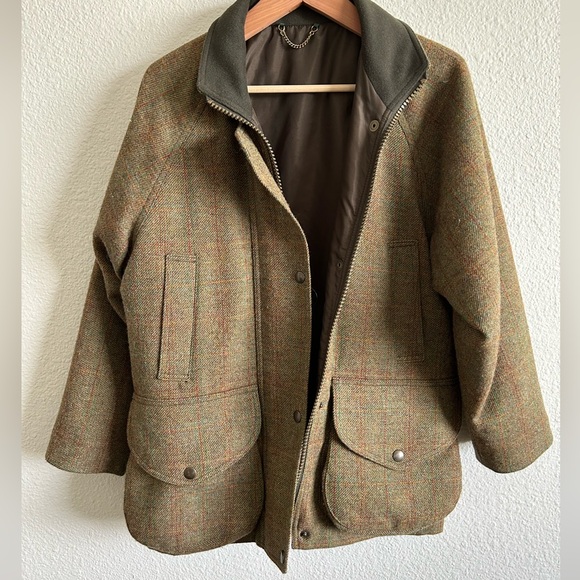 HOLLAND AND HOLLAND London Men’s Wool Tweed Hunting Coat - Picture 4 of 14